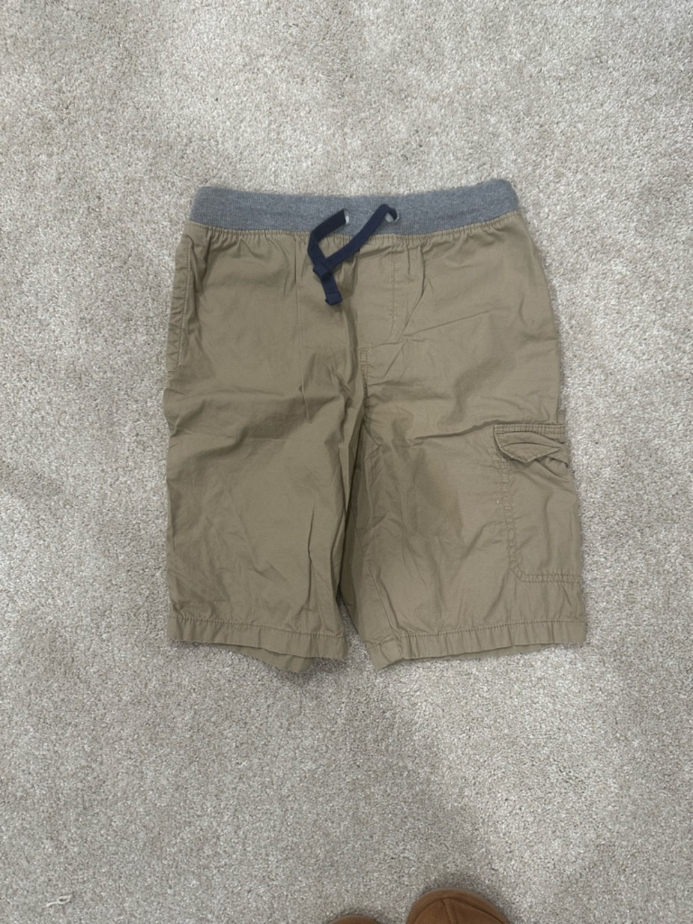 Carter's Gray Elastic Waistband Pants with Tan Interior
